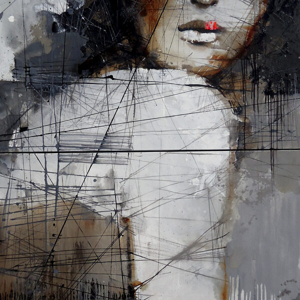 Hi-Tech Girl /100X100X100X100/Canvas, oil, acryle. 2012