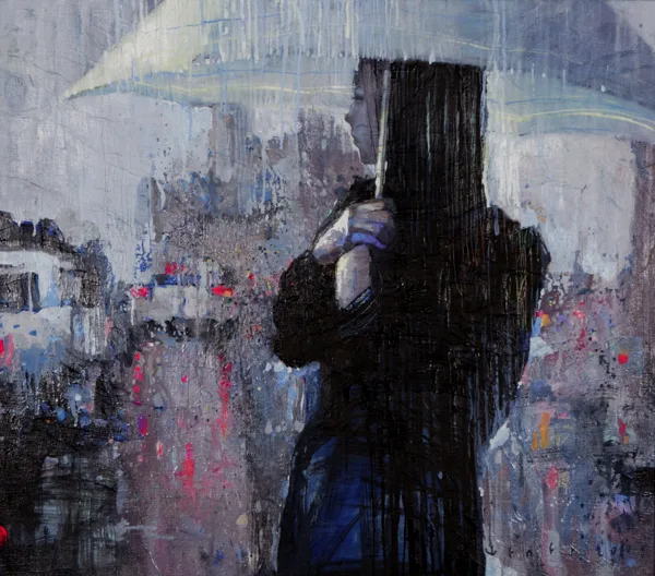 " Lady of rain"/ oil/canvas/90Х80/2009