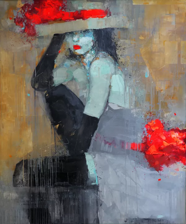 "Quiet presence" canvas/oil/acrylic/140Х115/2013/