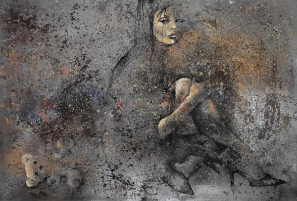 "Adult" 110Х80/canvas/acrylic/oil/2009/